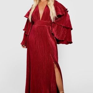 Sexy bell sleeve dress